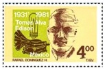 марка, выпущенная в 1981 г.  Мексике